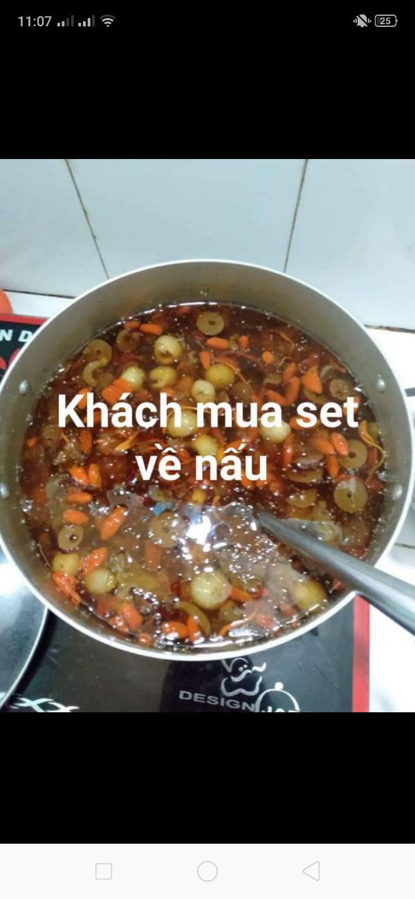 chè dưỡng nhan sét lớn