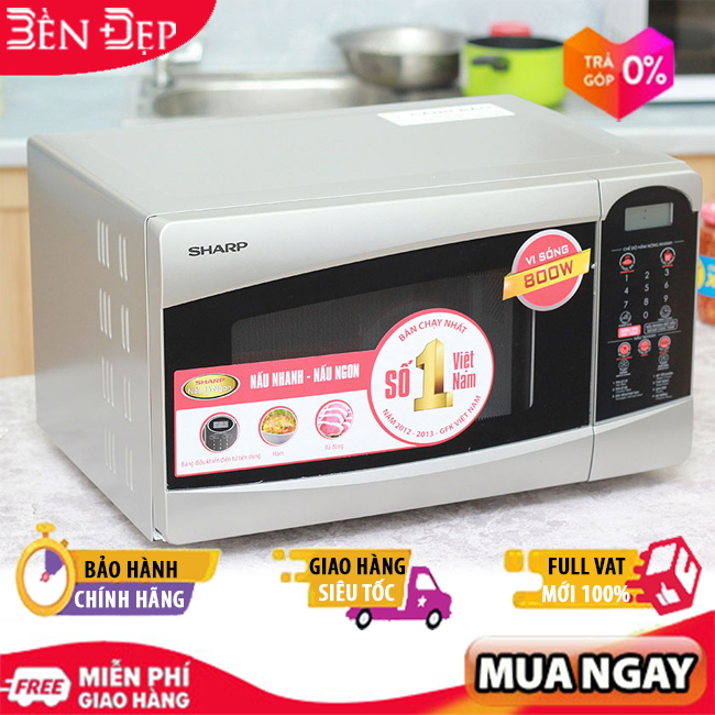 Lò vi sóng Sharp R-25D1(S)VN 22 lít (Giá áp dụng giao tại HN, HCM& các tỉnh liên hệ shop)