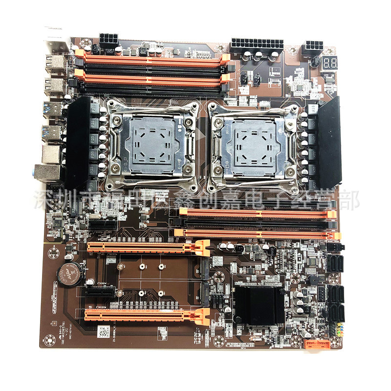 Bo mạch chủ x99 dual socket 2011-3 chạy CPU e5 v3 v4 ddr4