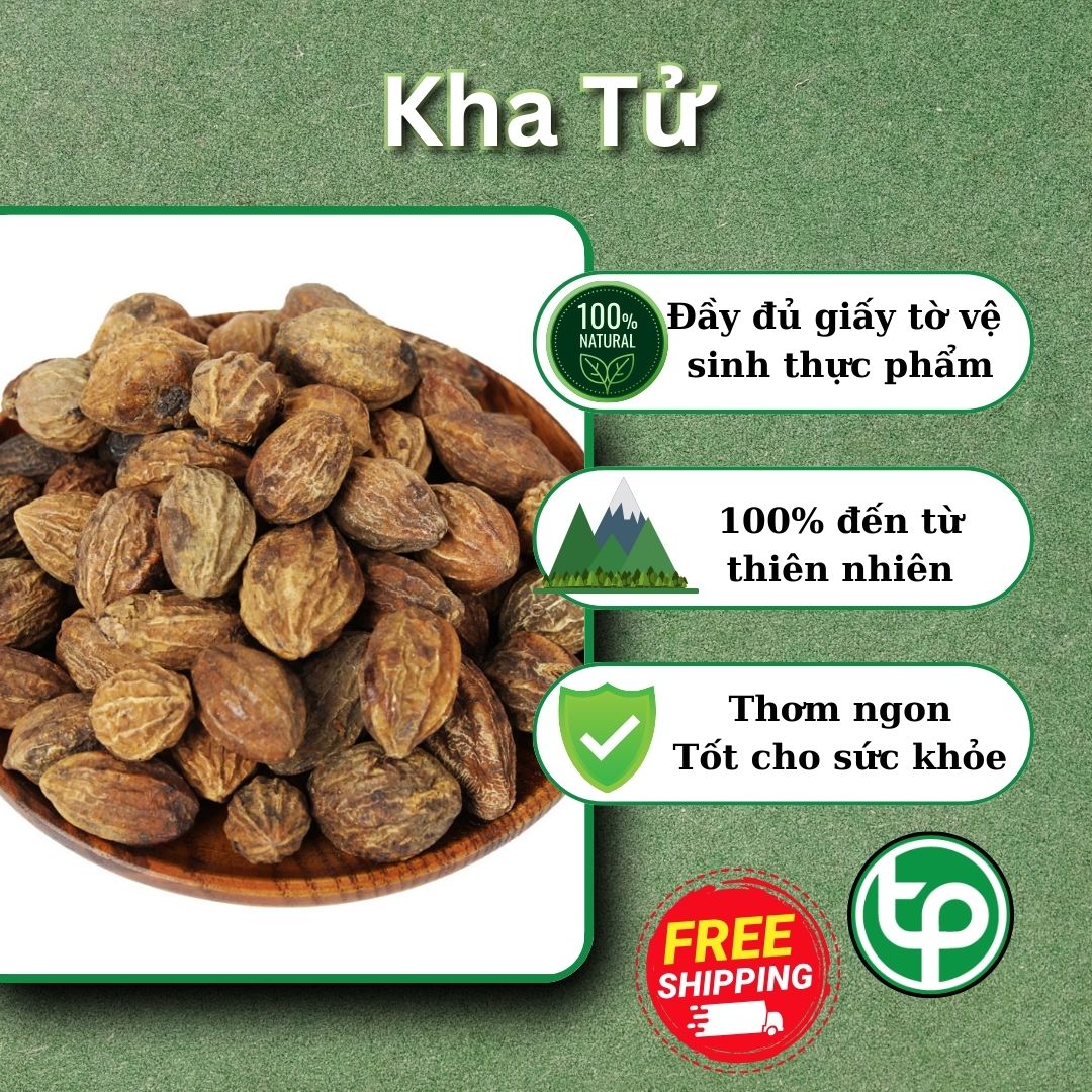 Quả kha tử khô 500g Tốt cho sức khỏe cổ họng của bạn - Hàng loại 1 chất lượng cao - Thảo Dược Tấn Phát