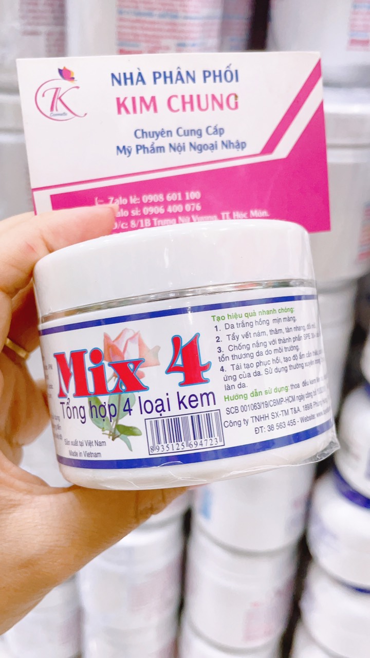 Kem Mix 4 Tuyết Lan hàng chuẩn