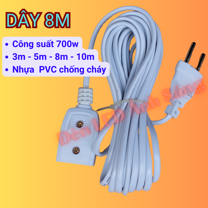 Phích âm liền dây Phích nối liền dây 3m 5m 8m 10m 700W
