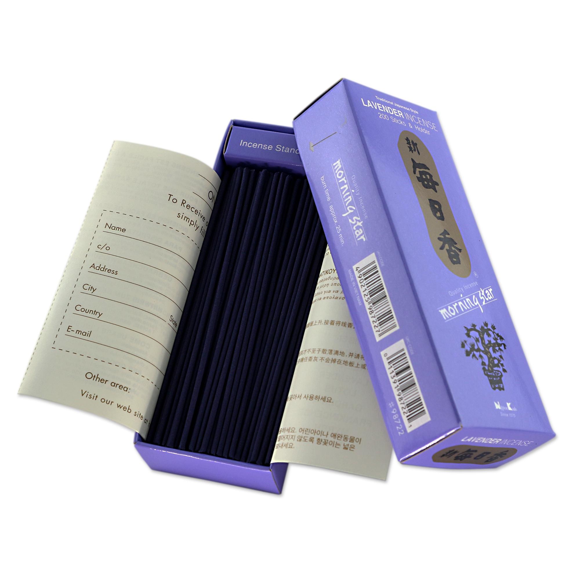 Japanese incense - Lavender 200st Morning Star