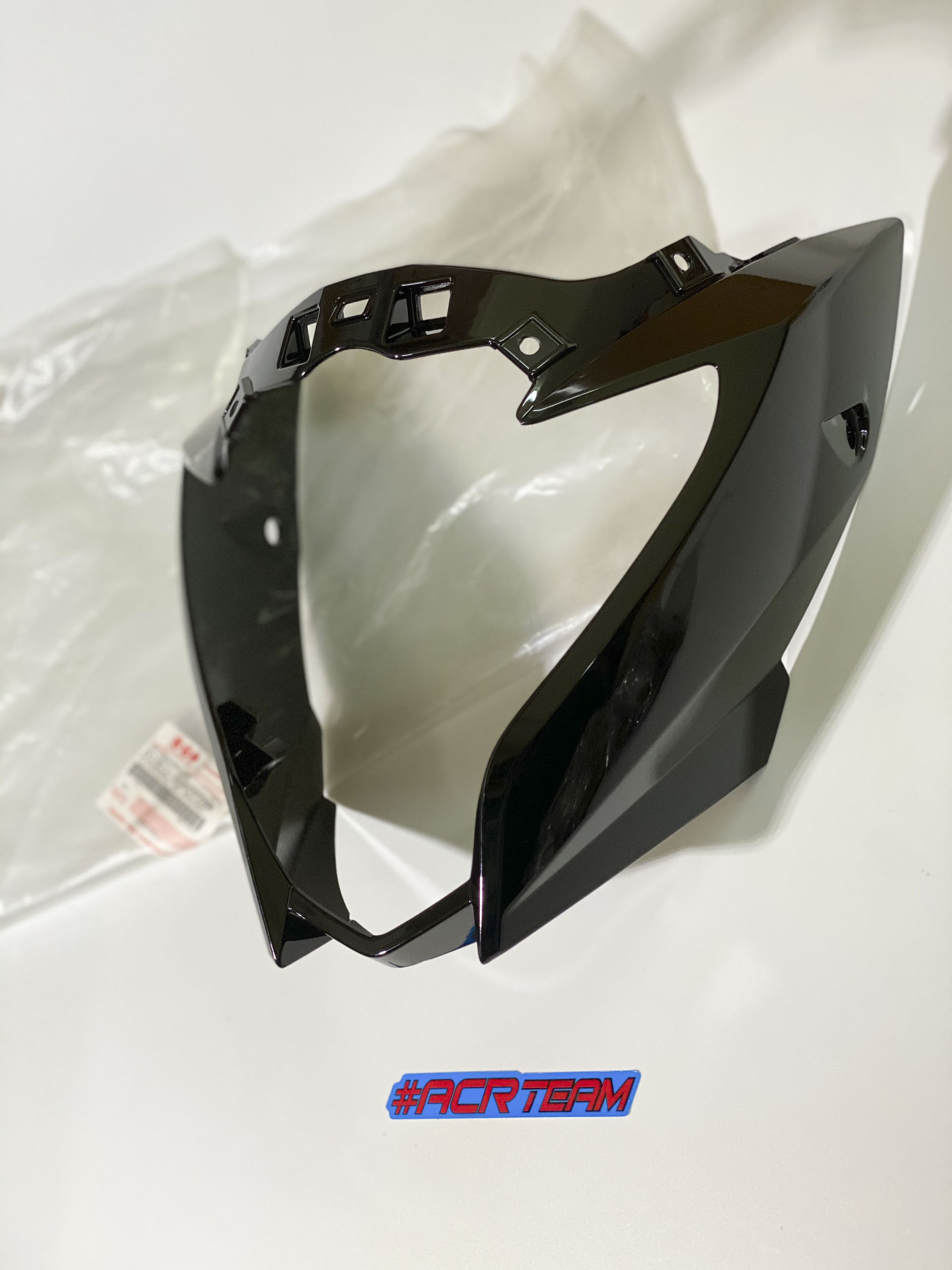 Ốp Đầu Đèn / Ốp Đèn Pha (Đen Bóng) - Raider Xăng Cơ