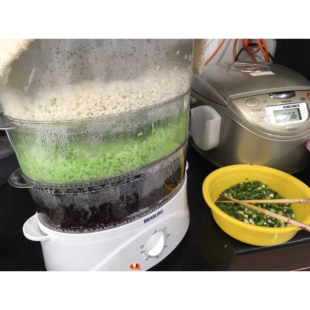 Nồi Hấp Điện Đa Năng 3 Tầng Braburg