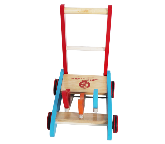 Xe tập đi bằng gỗ hình con gà cho bé