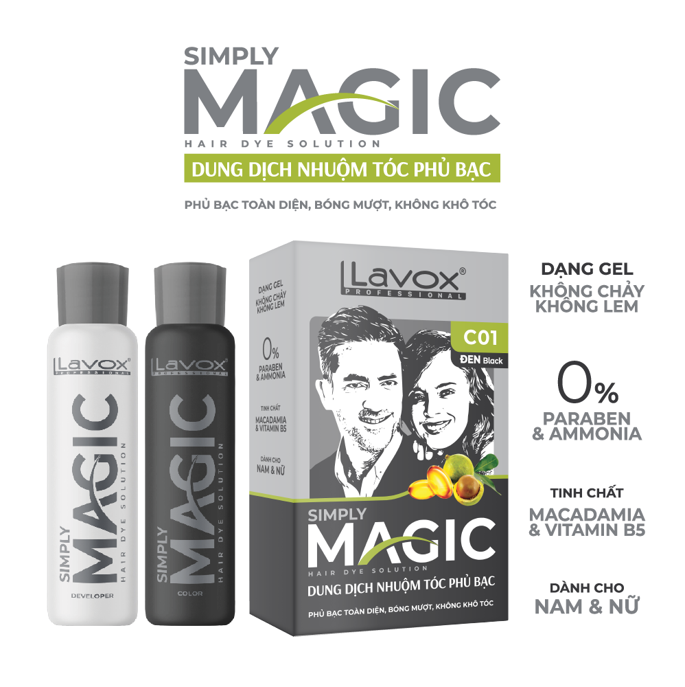 Nhuộm Tóc Phủ Bạc Magic Lavox