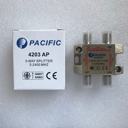 Bộ Chia 2, 3, 4, 6, 8 PCT PACIFIC (LOẠI 1) Chia Cáp, Anten KTS
