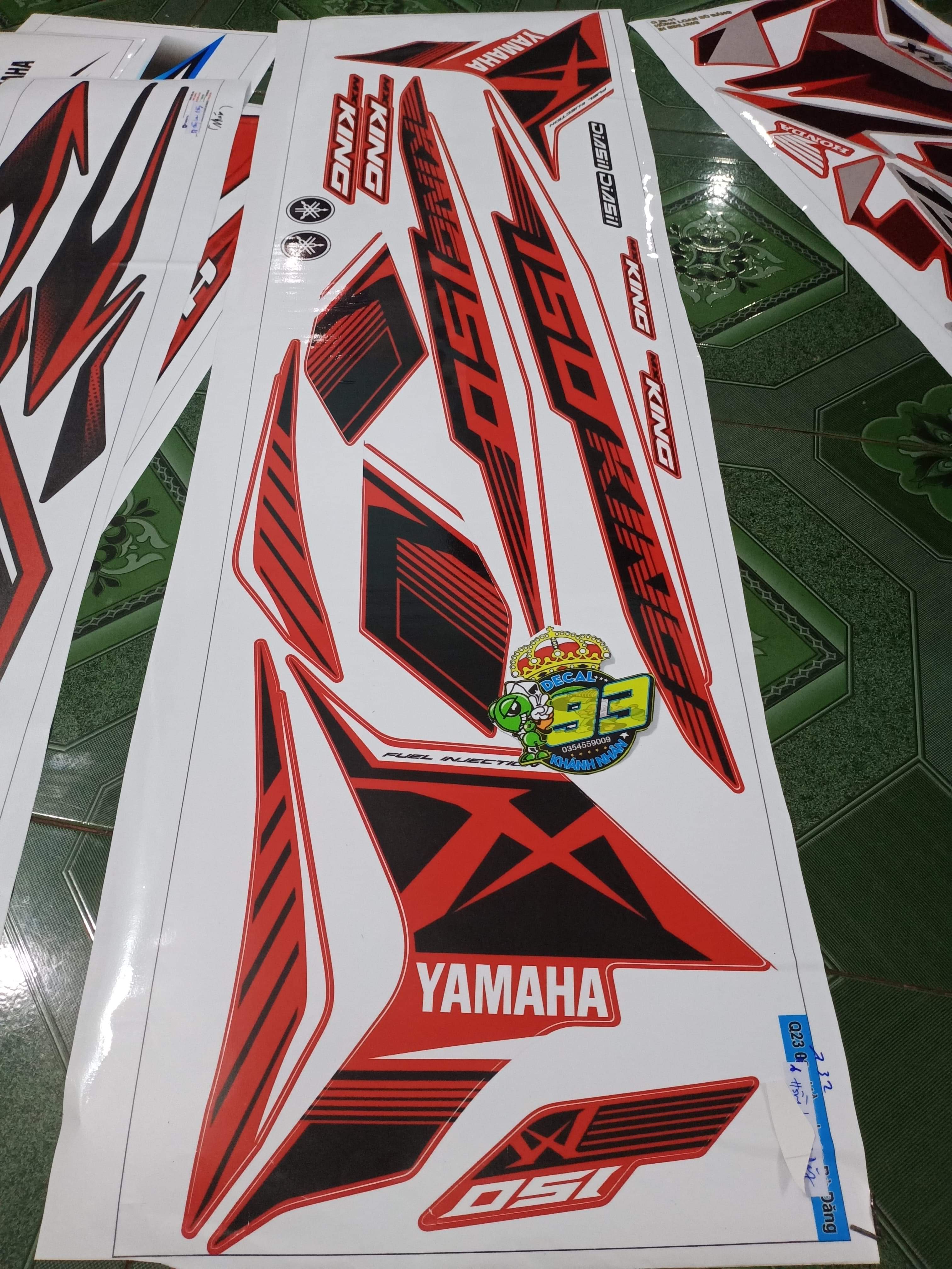 tem rời ex 150 mxking đỏ. ko bay màu