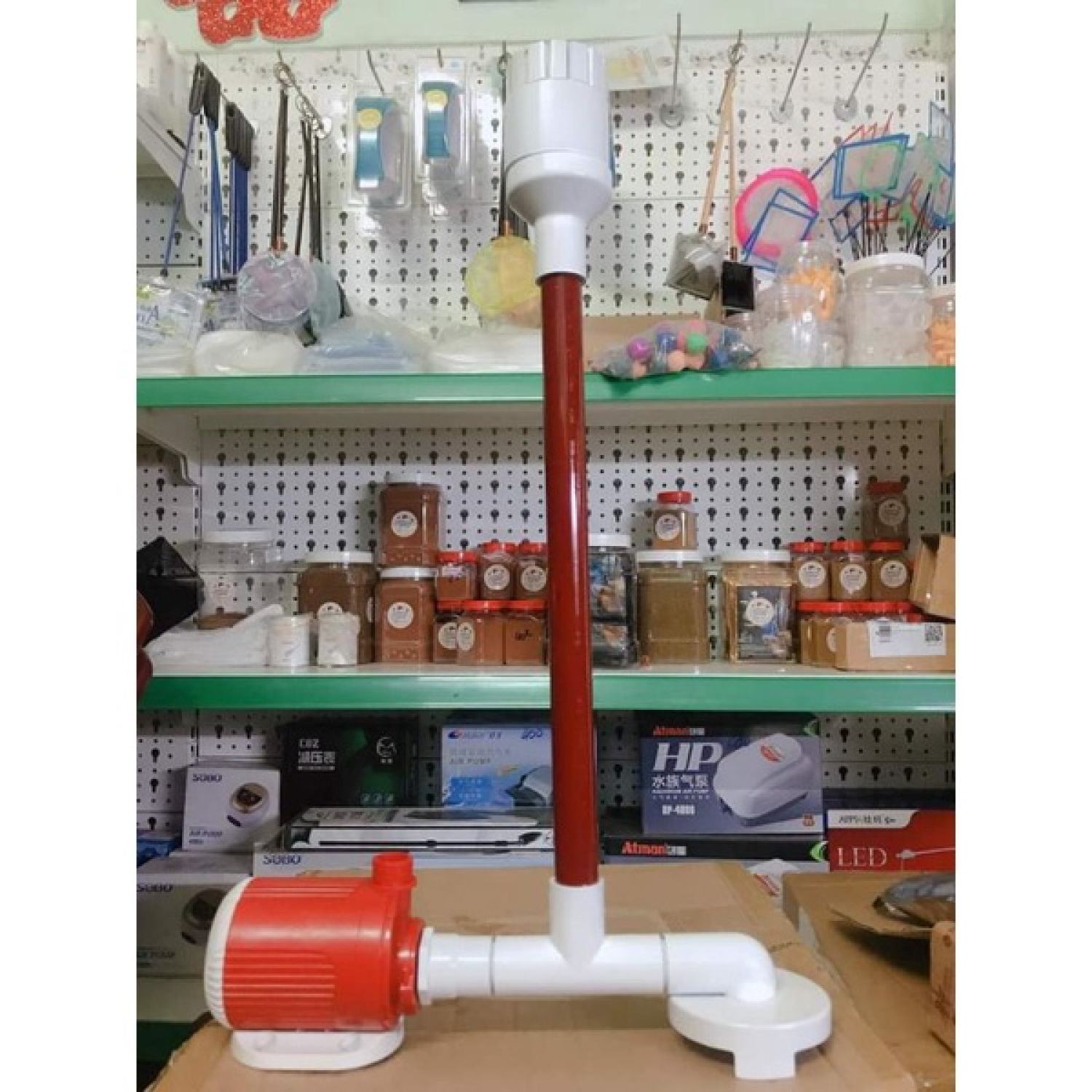 Bơm baoyu byb, by 105 + bộ hút mặt và hút đáy cho bể và hồ cá