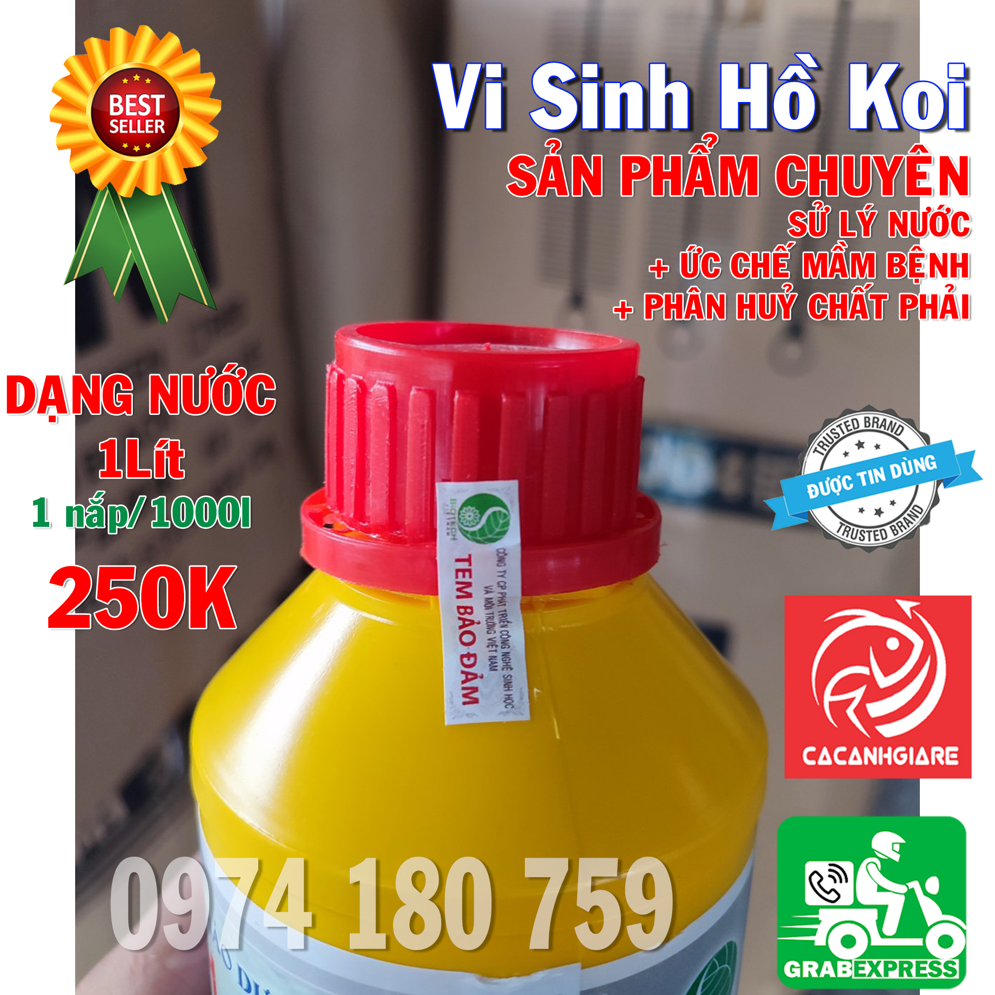 Vi Sinh BIO FISH Xử Lý Nước [Chai 1LIT]