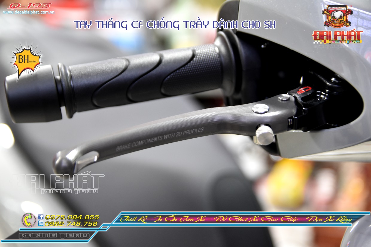 Tay Thắng CF CNC dành cho xe SH