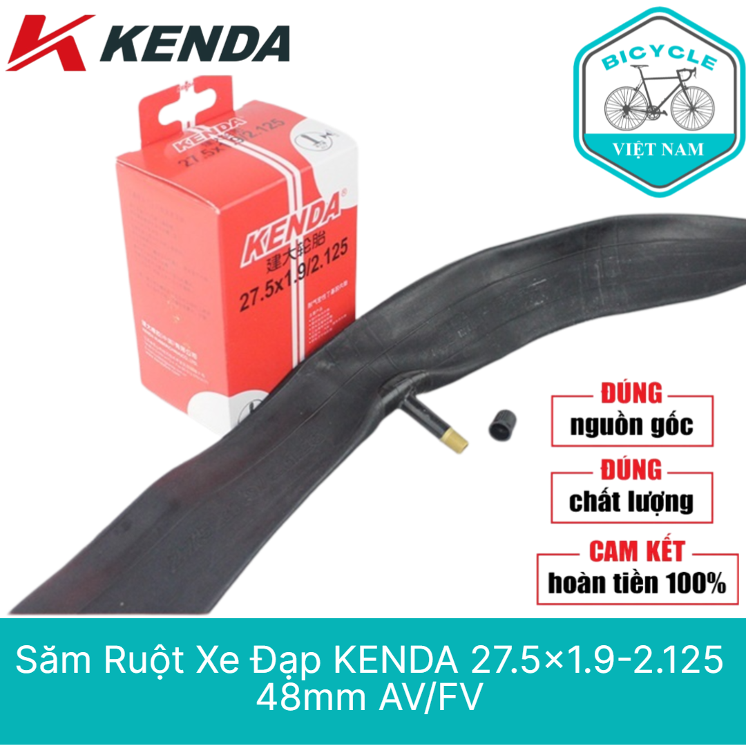 Săm ruột xe đạp kenda 27.5x1.9-2.125 48mm av/fv