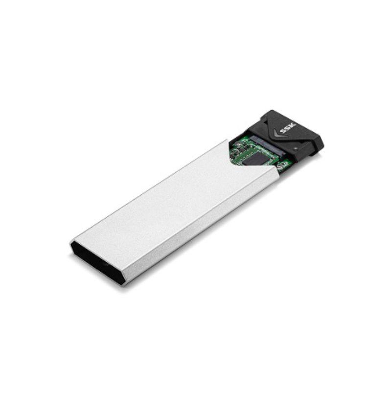 BOX Ổ CỨNG M2 - SSD BOX M2 NGFF TO USB 3.0 SSK C320 ( SHE-C320)
