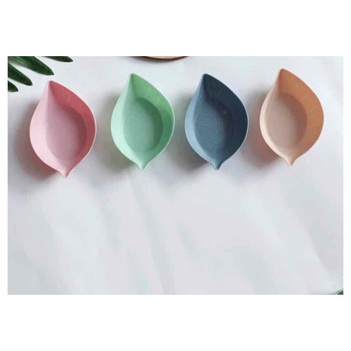 Chén Lúa Mạch Mini Hình Lá Đựng Đồ Ăn Dặm, Gia Vị, Nước Chấm (Mẫu Mỏng)