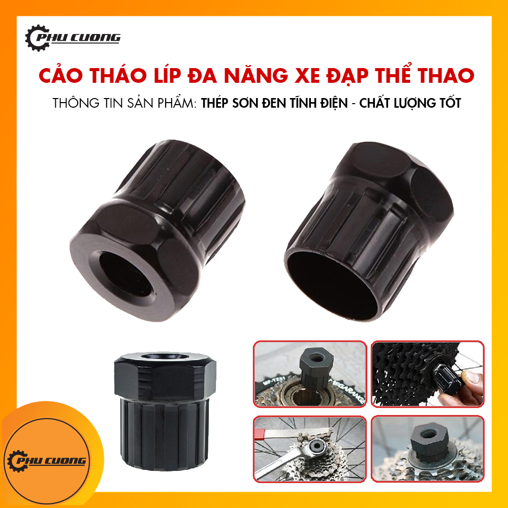 Cảo mở líp đa năng cho líp vặn & líp thả xe đạp thể thao - chất liệu thép dày cao cấp
