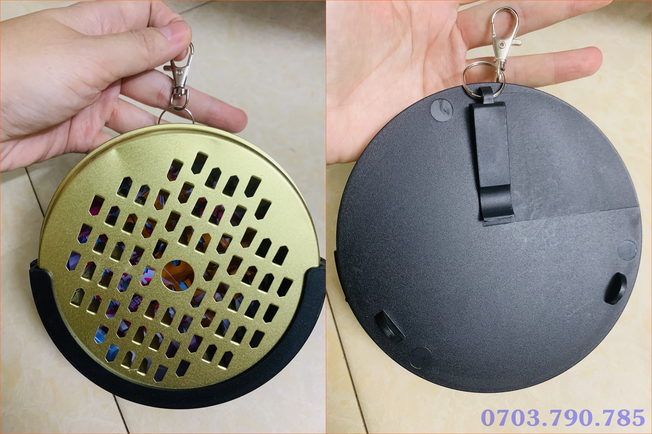 [HCM]Hộp Sắt Đựng Nhang Muỗi Có Móc Treo