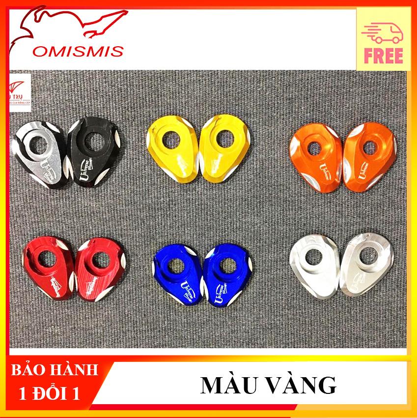 [MÀU VÀNG] Long đền xi nhan 2 tầng nhôm CNC đủ màu