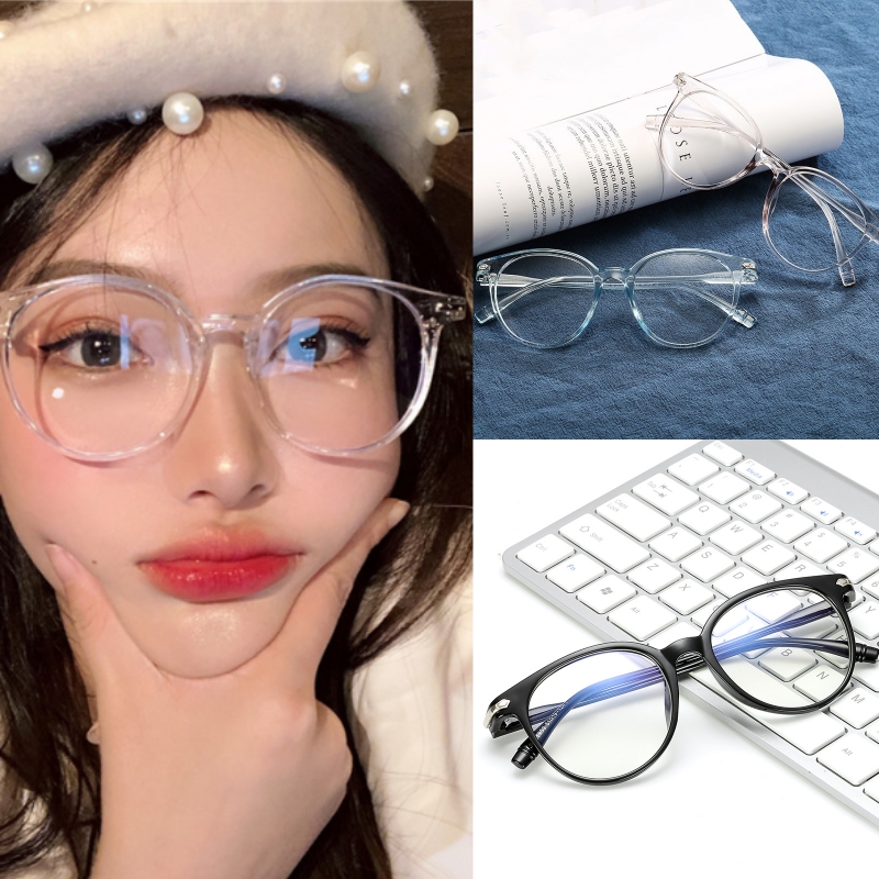 👓 Kính Mắt Chống Bức Xạ Thời Trang Kính Máy Tính Unisex Retro Trong Suốt Kính Mắt Chống ánh Sáng Xanh YVETTERY