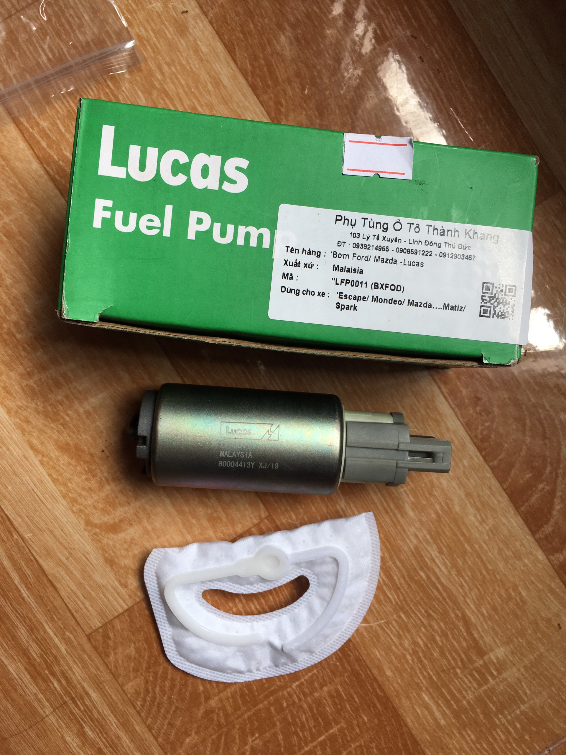 Bơm xăng Lucas dùng cho xe Mazda / Ford laser Escape/ Mondeo