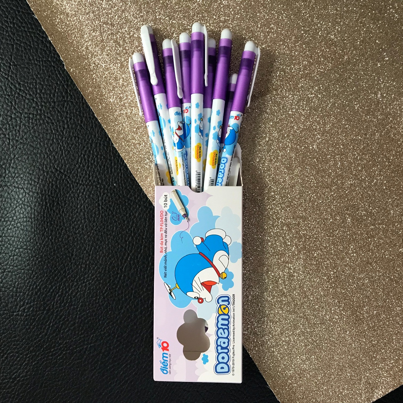 [HCM]Hộp Bút dạ Kim FL-04/DO [10 bút] - Bút Lông Kim