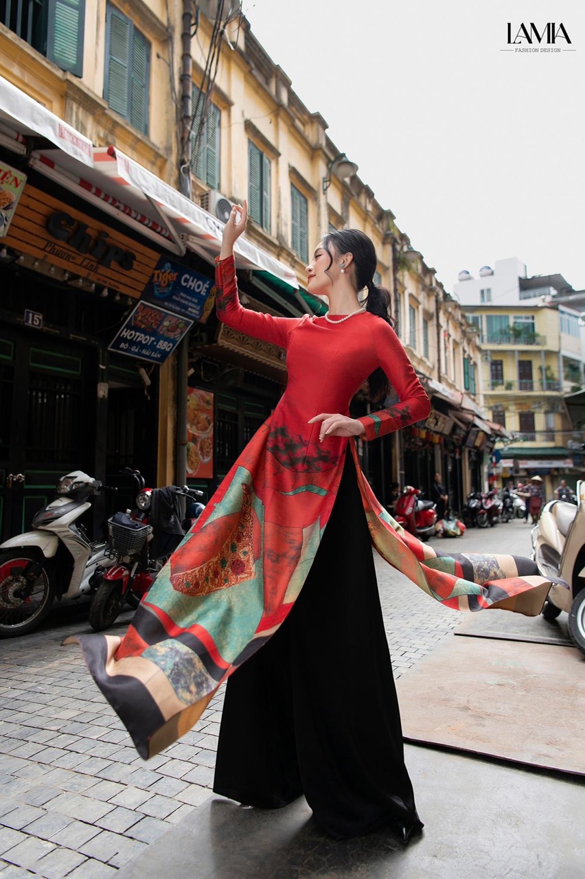 Vải may áo dài (không may sẵn ) chất lụa pháp mềm rủ mặc mát (giá cả bộ vải ) kèm ảnh thật
