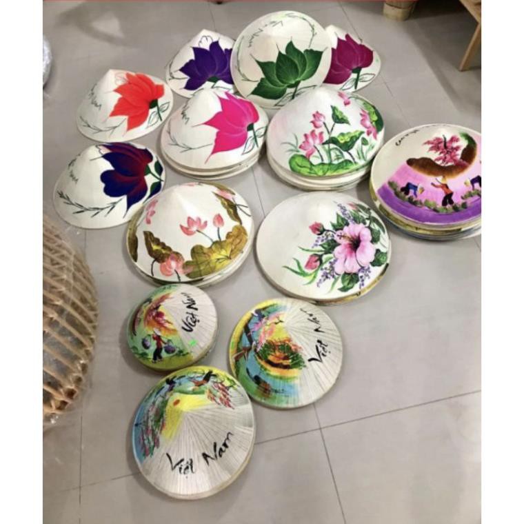 [ HẠ GIÁ ]Nón lá vẽ đủ size-lh 0978945425
