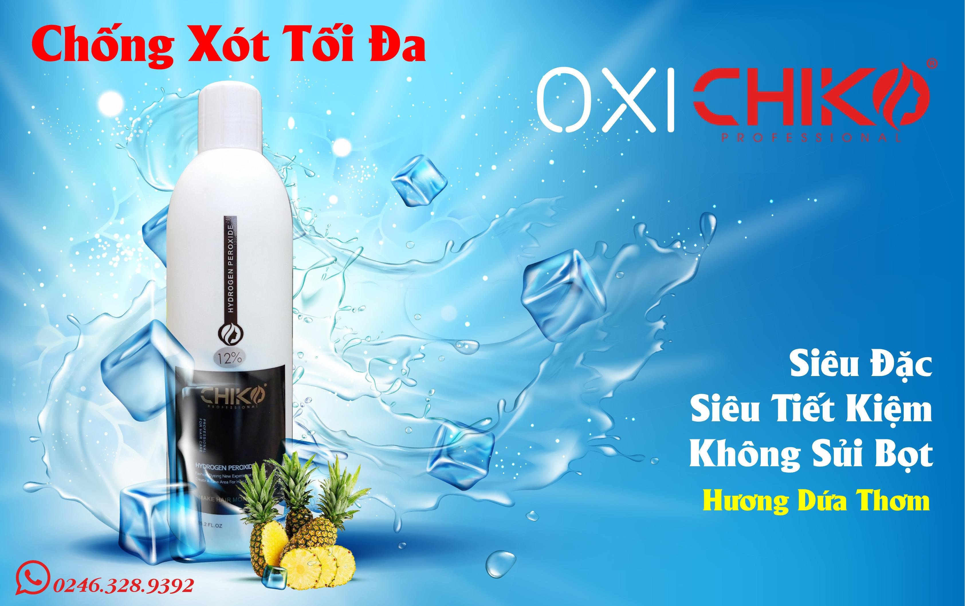 (CHÍNH HÃNG) Oxi nhuộm (trợ nhuộm) CHIKO- hương dứa