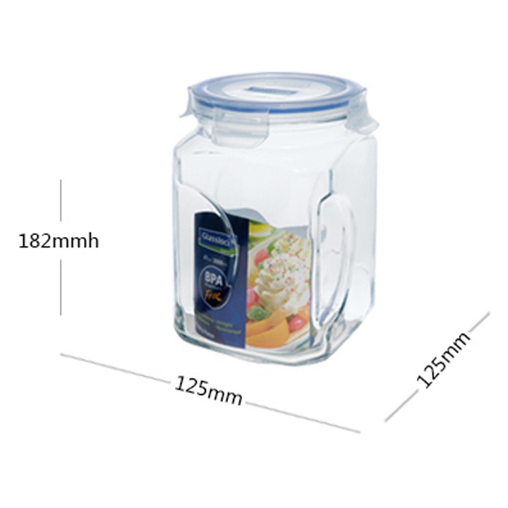 Lọ thủy tinh 2000ml Glasslock Hàn Quốc IP592