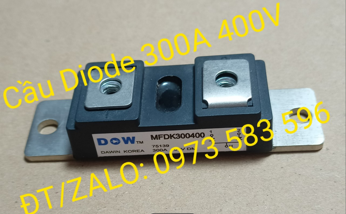 Cầu Diode 300A 400V (Cầu Chỉnh Lưu)
