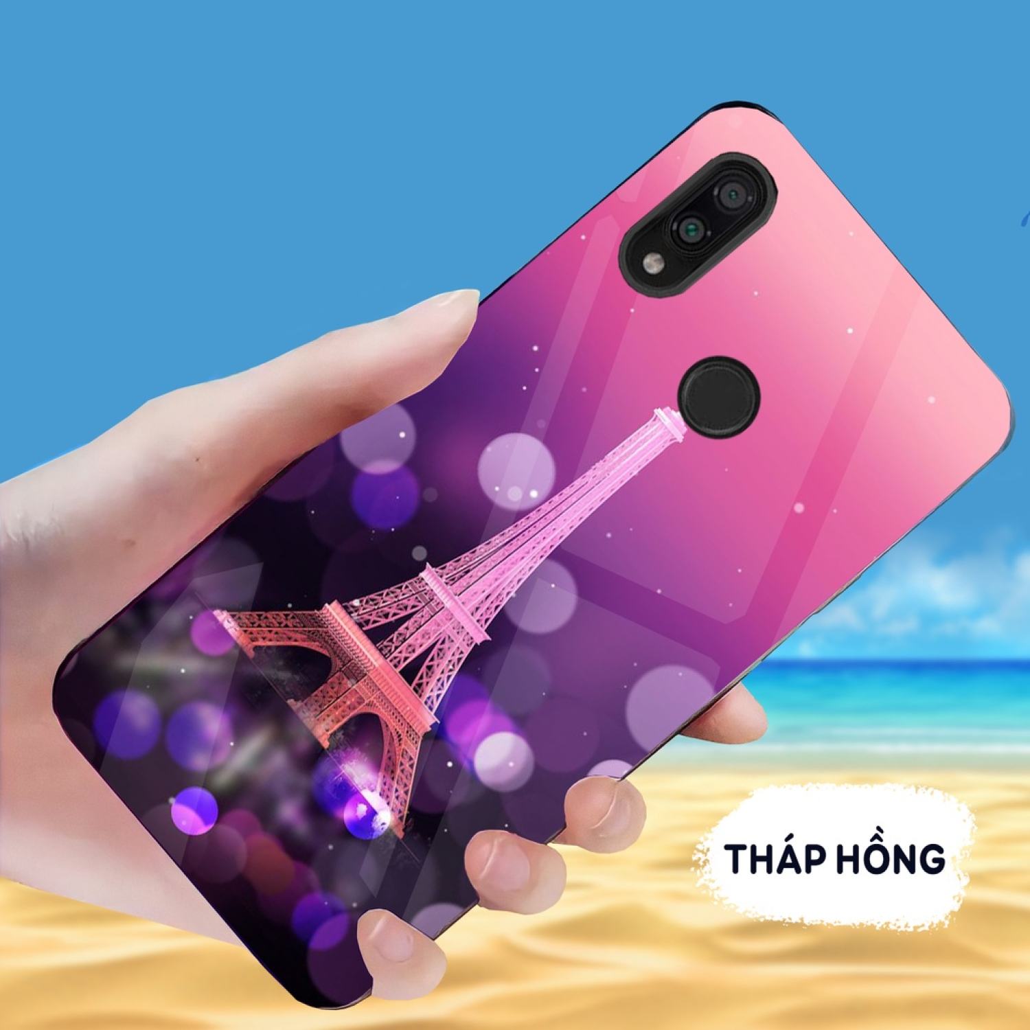 Ốp Lưng Xiaomi Redmi 7, Note 7, Note 7 Pro mặt kính gương sáng bóng, thời trang