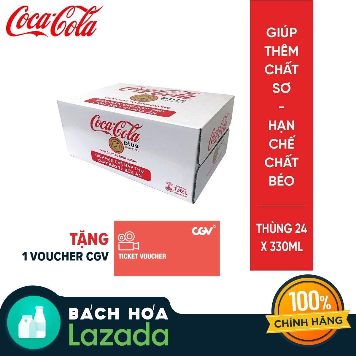 Giá Tiết Kiệm Để Sở Hữu Ngay Thùng 24 Lon Nước Ngọt Có Ga Coca-Cola Plus 330ml Giá Tiết Kiệm Để Sở Hữu Ngay Thùng 24 Lon Nước Ngọt Có Ga Coca-Cola Plus 330ml