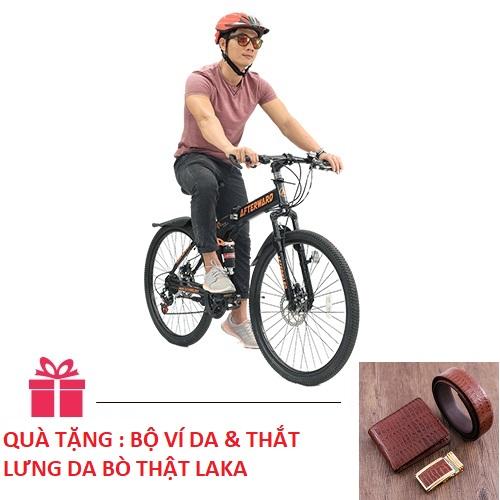 Mua Xe đạp địa hình gấp được Afterward Có Thể Gấp Đôi Gọn Phù Hợp Với Lứa Tuổi từ 15 tuổi trở lên cho cả nam và nữ Tặng Sung Bắn Vít và Bơm xe + Khóa Chống Trộm
