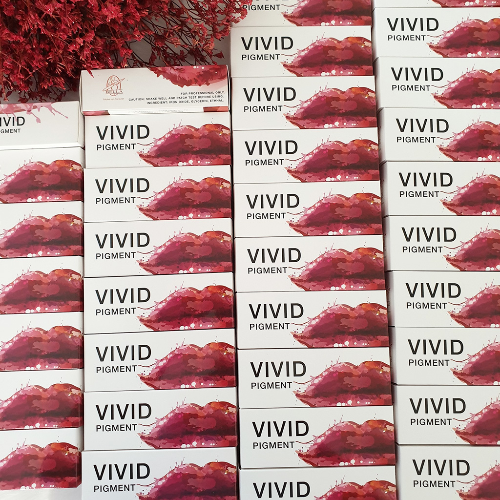 [HCM]Mực phun môi Bella Vivid 103 – Rose Red (Đỏ đậm)