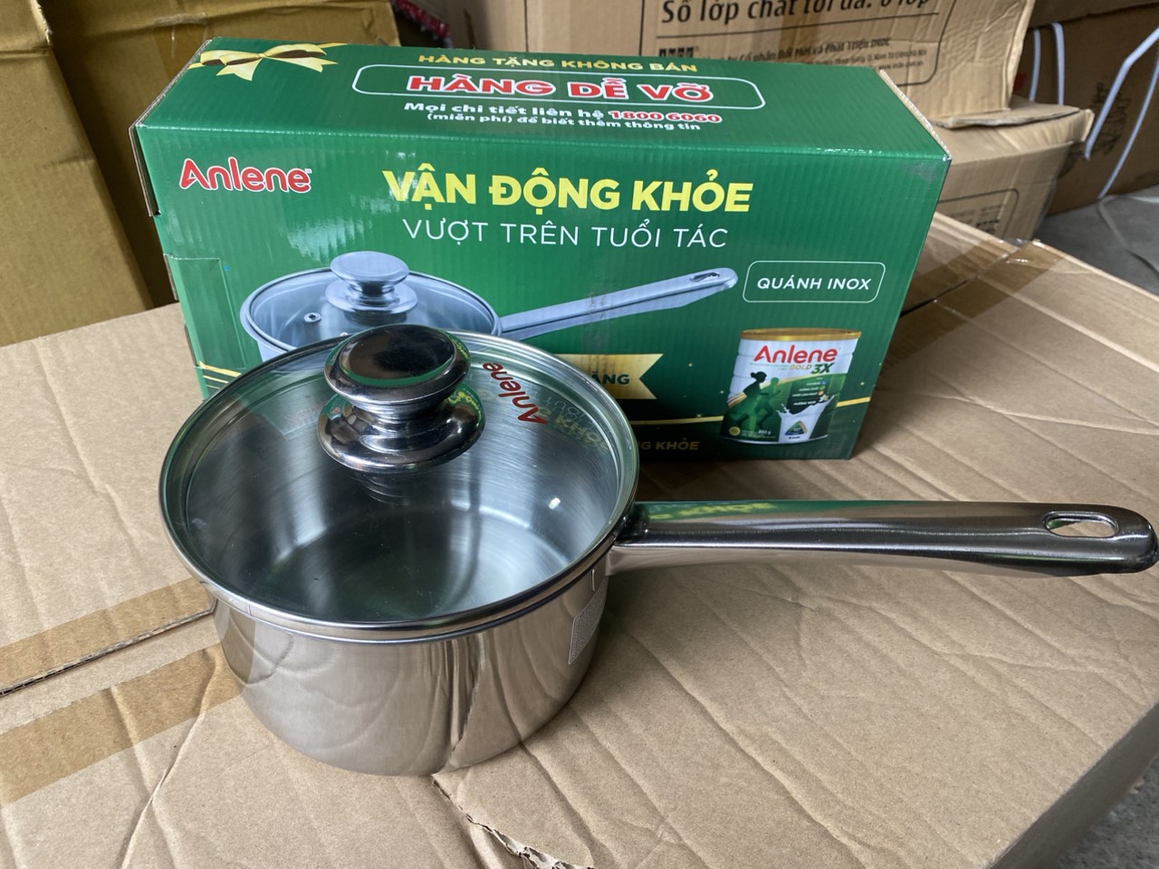 Quánh inox bếp từ 16cm tithafac anlene