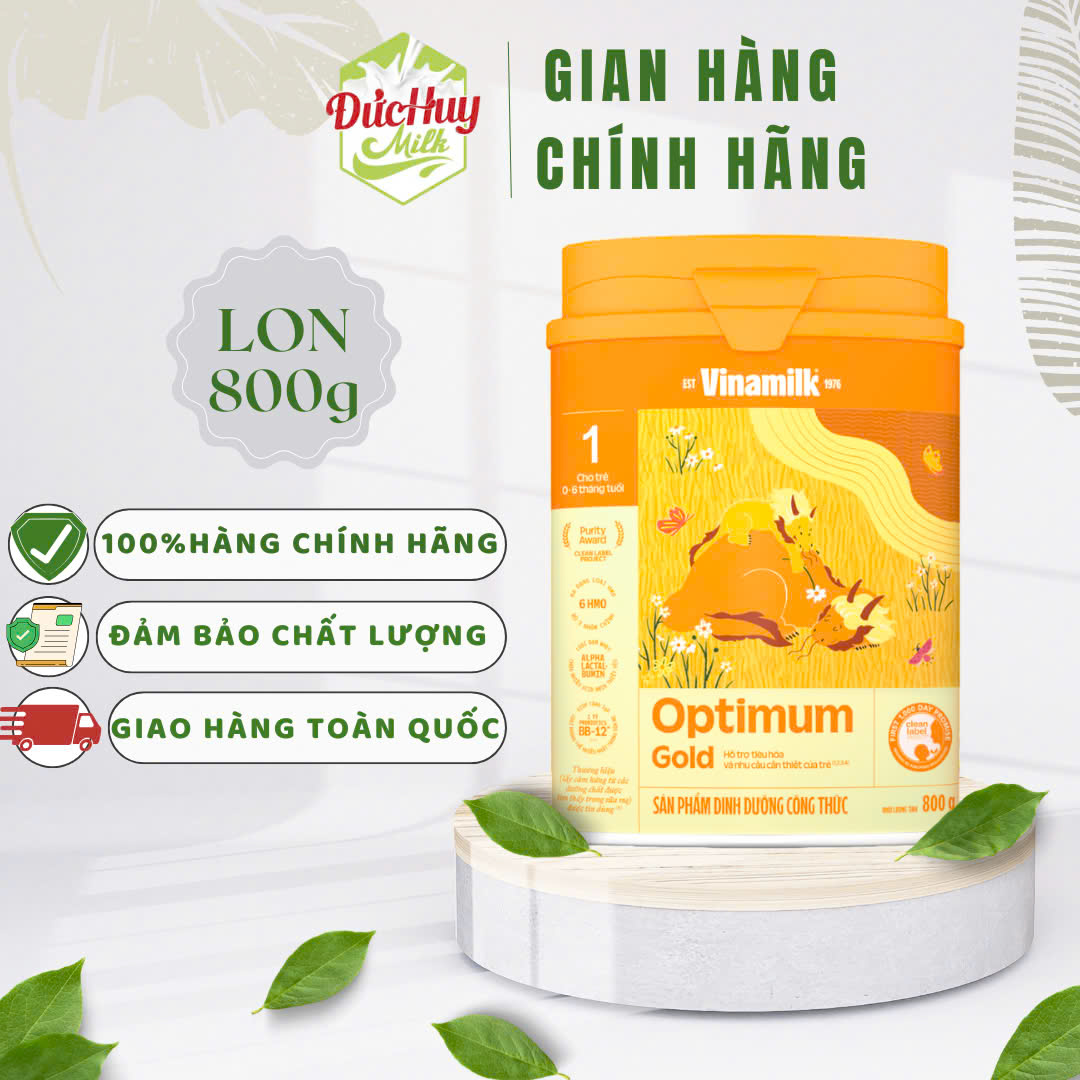 Sữa bột Vinamilk Optimum gold 1 OPTIMIX 800g Mới