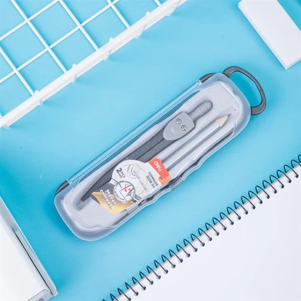 Compa màu xám đen cao cấp Deli EG20804/EG20904