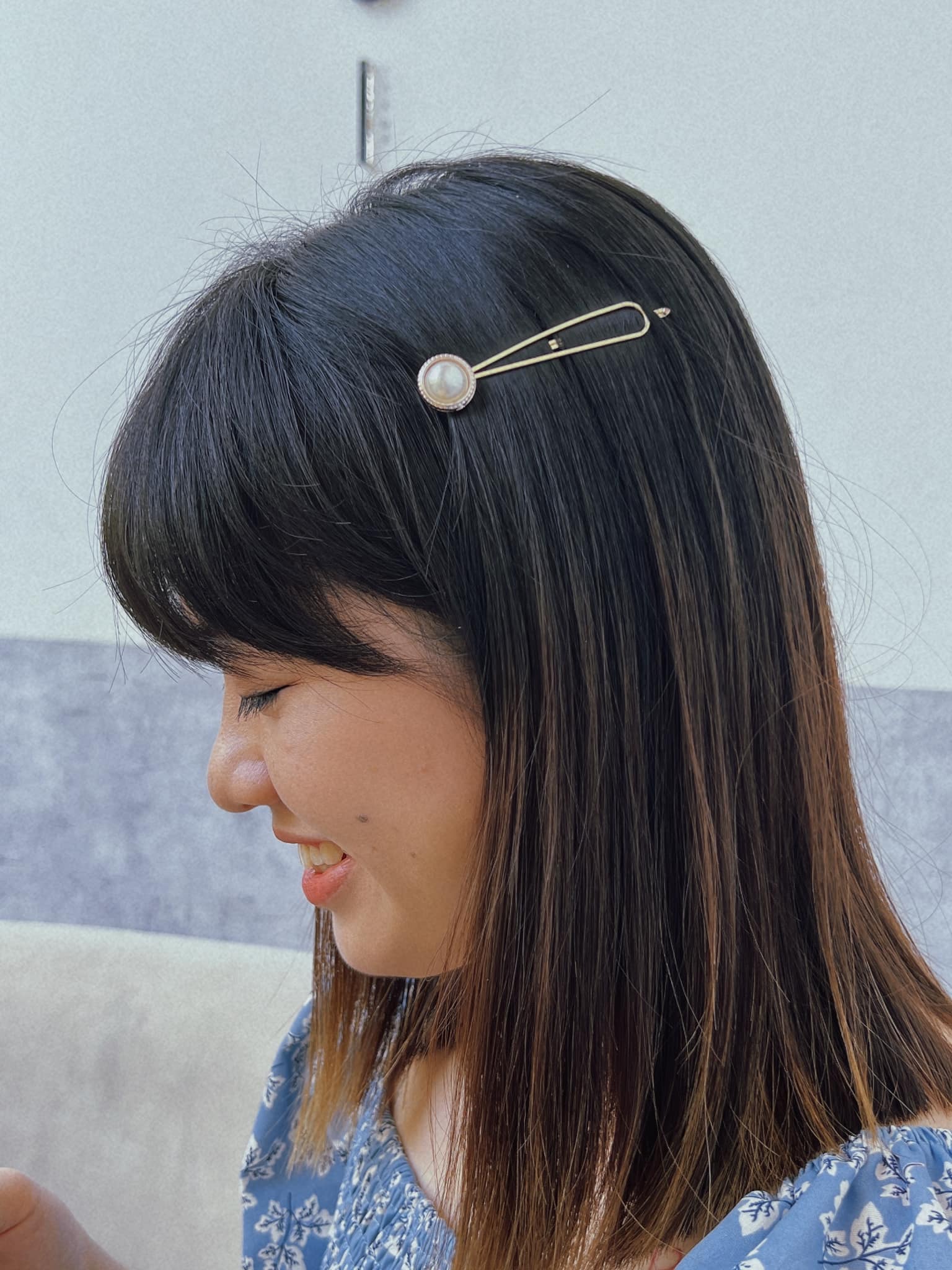 Kẹp tóc đính ngọc phong cách vintage Lusia (Giao ngẫu nhiên)