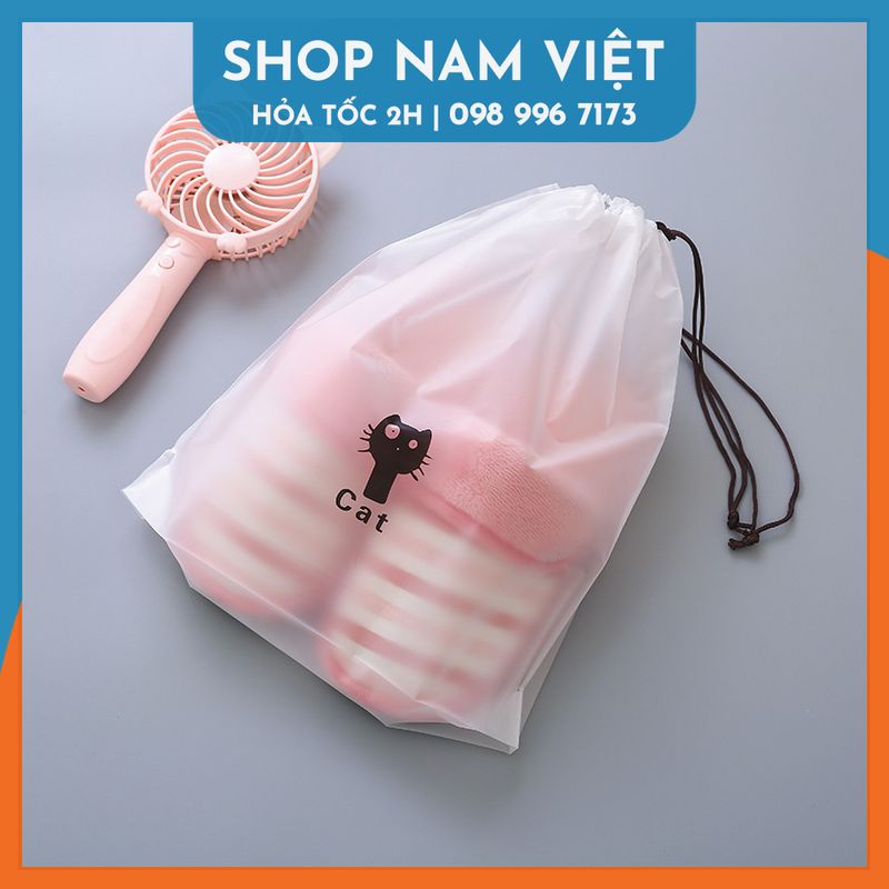 Túi nhựa dây rút đựng đồ du lịch chống nước