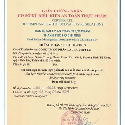 Cà phê Nhật Kim Anh cà phê hòa tan Laura Coffee (Hộp 10 gói)