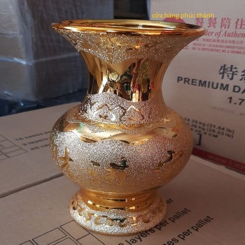 Bình bông kim sa