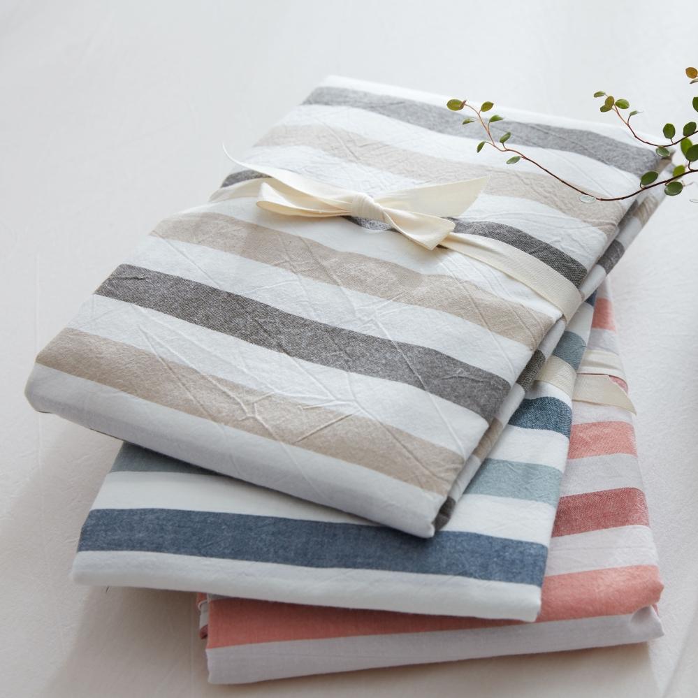 100% Cotton Phong Cách Nhật Bản Màu/Kẻ Sọc/Vân Sọc Bông Giặt Nước Vỏ Gối 100% Cotton Tốt Vỏ Gối 4874cm Một Gói