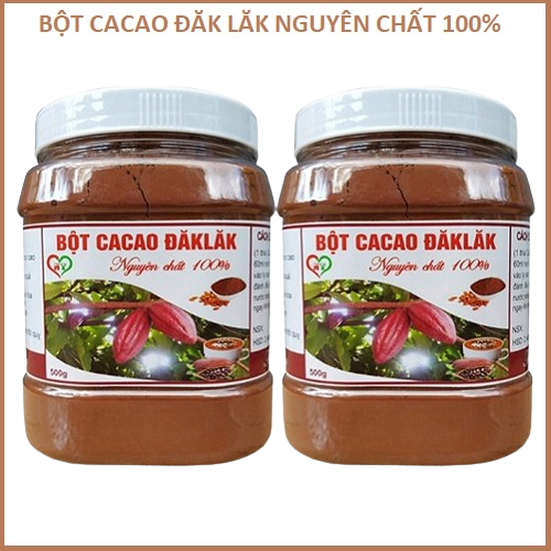 1kg Bột Ca cao Dăk Lăk Nguyên Chất 100%