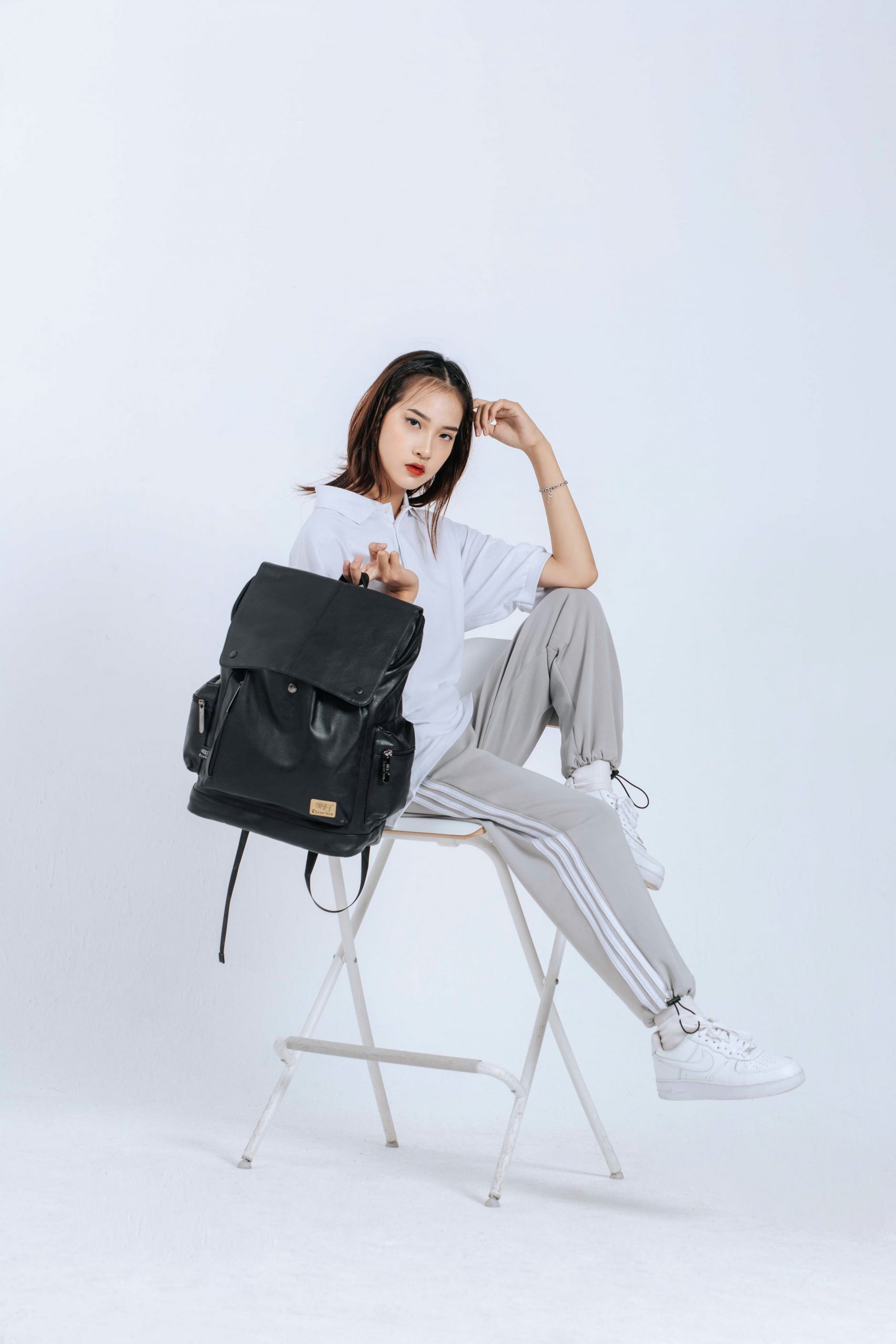 Balo trống du lịch da Three-Box - BL2378