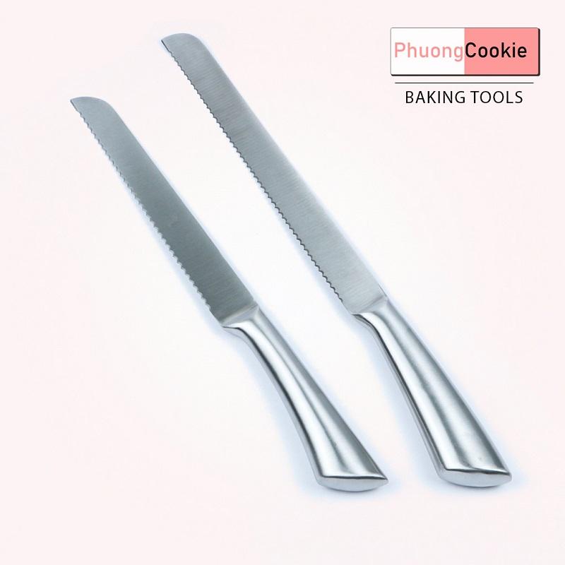 Dao răng cưa cắt bánh mì lưỡi thô inox