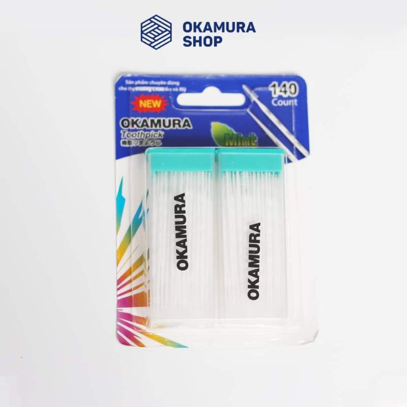 [HCM]Tăm nhựa cao cấp Okamura 140 cây nhập khẩu