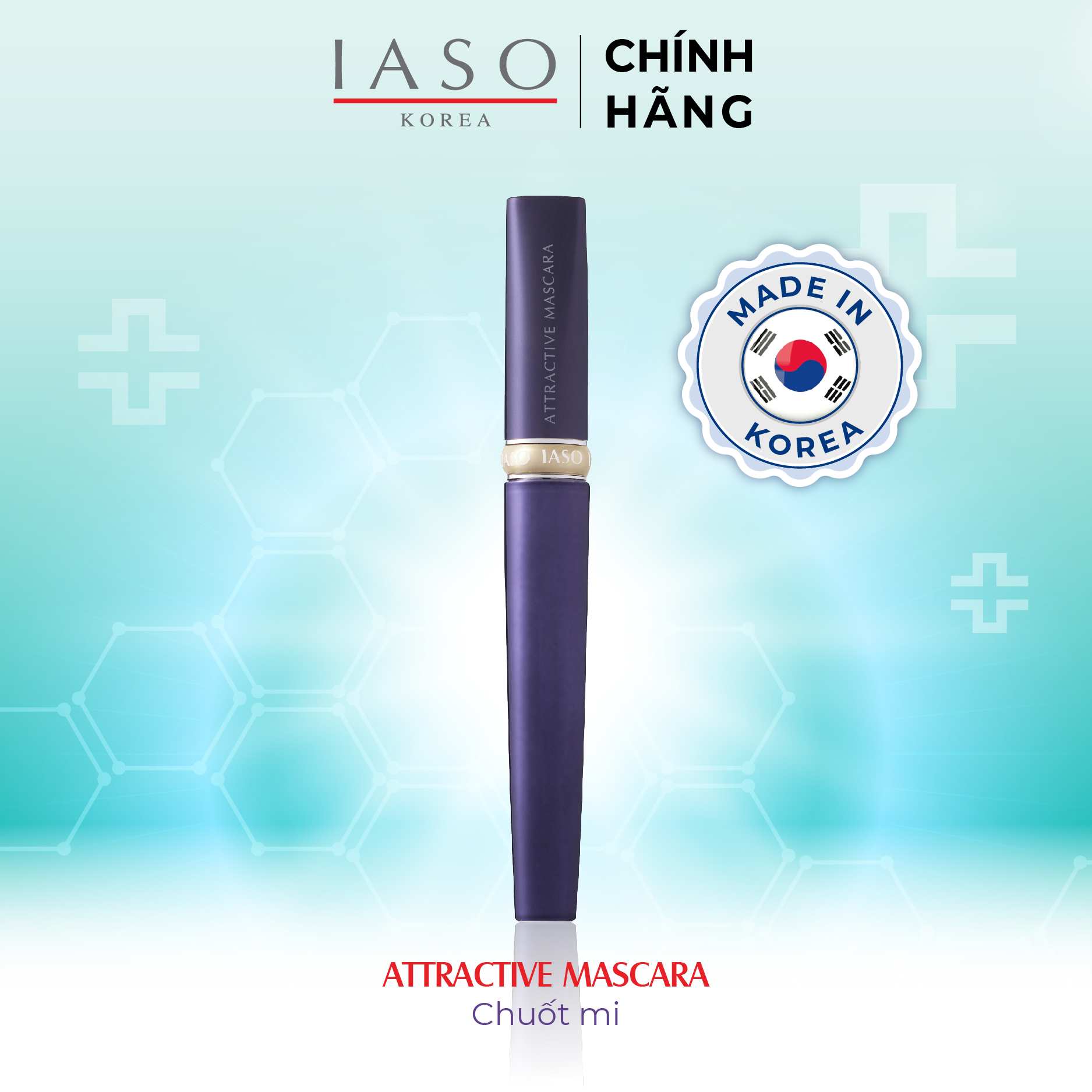 I38 Chuốt mi - Attractive Mascara (Curling) - IASO