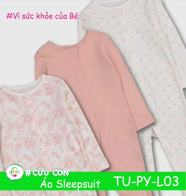 Set áo Sleepsuit TuClothing UK Auth - L03