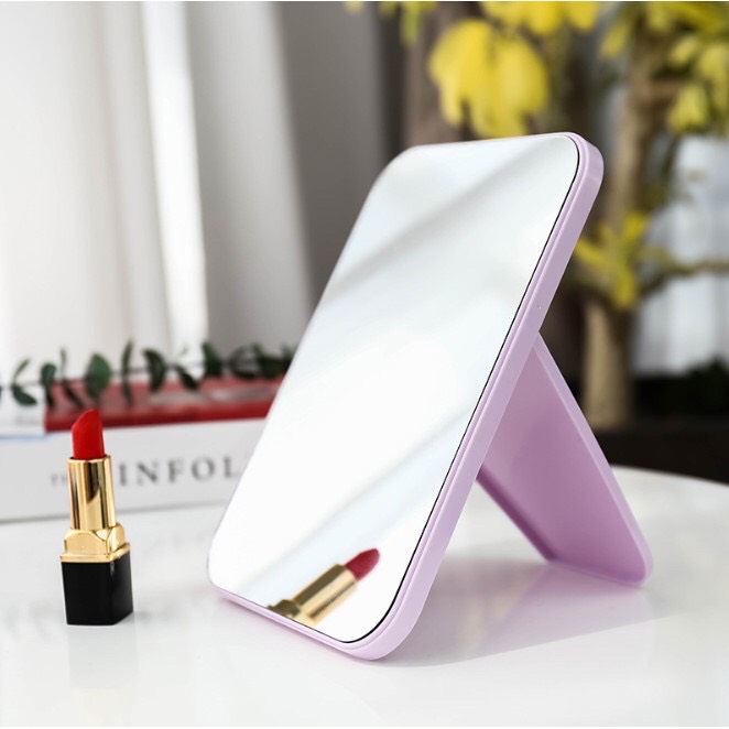 [HCM][NHIỀU MÀU] GƯƠNG SOI ĐỂ BÀN HÌNH CHỮ NHẬT XẾP GỌN TIỆN LỢI-GƯƠNG TRANG ĐIỂM NHỎ GỌN  THIẾT KẾ SANG TRỌNG