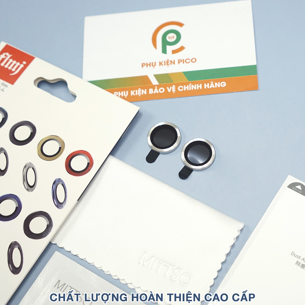 Dán camera iphone 13 / iphone 13 mini - cường lực mắt camera iphone 13 kim loại siêu cứng - dán cam iphone 13 mini